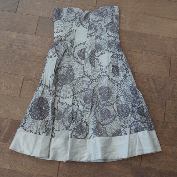 NWT Odille Strapless A Line Mini Dress Multicolor Womens Size 10 - Picture 1 of 6